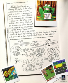 Frogger - Advertisement Flyer - Front