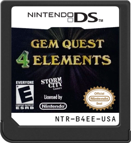 Gem Quest: 4 Elements - Cart - Front Image