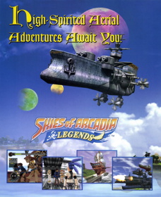 Skies of Arcadia: Legends - Advertisement Flyer - Front