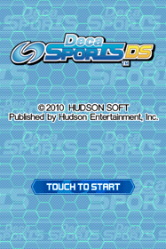 Deca Sports DS - Screenshot - Game Title