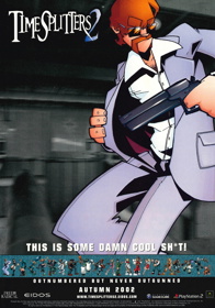 TimeSplitters 2 - Advertisement Flyer - Front
