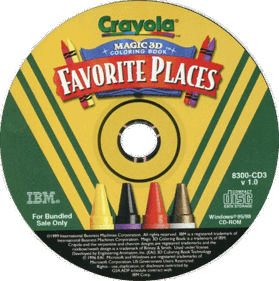 Crayola Magic 3D Colouring Book: Favourite Places - Disc