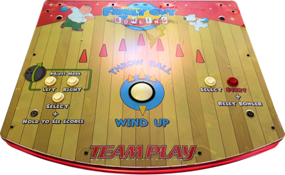 Family Guy Bowling - Arcade - Control Panel