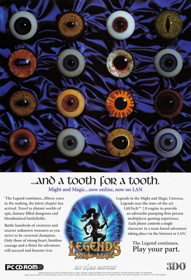 Legends of Might and Magic - Advertisement Flyer - Front