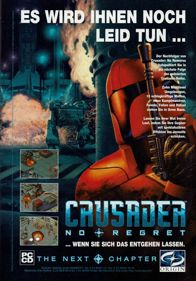 Crusader: No Regret - Advertisement Flyer - Front