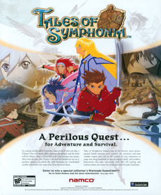 Tales of Symphonia - Advertisement Flyer - Front