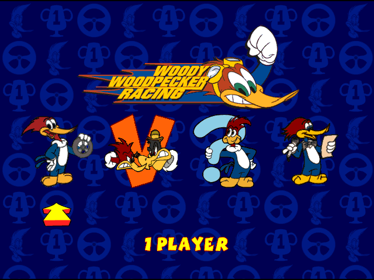 Woody Woodpecker Racing - Screenshot - Game Title Image