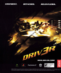 Driv3r - Advertisement Flyer - Front