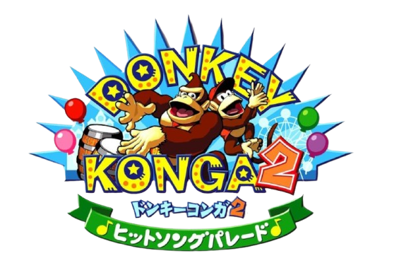 Donkey Konga 2 - Clear Logo