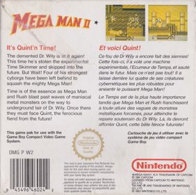 Mega Man II - Box - Back