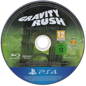 Gravity Rush Remastered - Disc