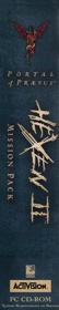 Hexen II Mission Pack: Portal of Praevus - Box - Spine