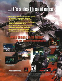 Armored Core 2 - Advertisement Flyer - Front