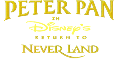Disney's Peter Pan in Return to Never Land - Clear Logo Image