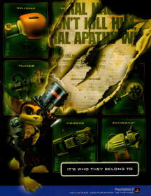 Ratchet & Clank - Advertisement Flyer - Front