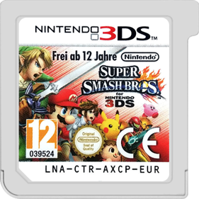 Super Smash Bros. for Nintendo 3DS - Cart - Front Image