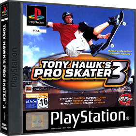 Tony Hawk's Pro Skater 3 - Box - 3D Image