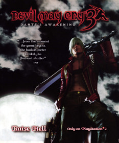 Devil May Cry 3: Dante's Awakening - Advertisement Flyer - Front