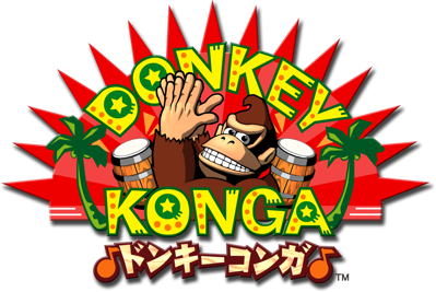 Donkey Konga - Clear Logo