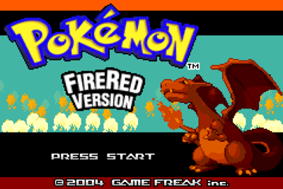 Pokémon FireRed Version - Screenshot - Game Title