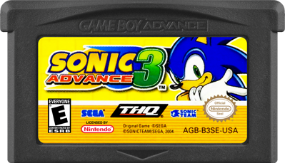 Sonic Advance 3 - Cart - Front Image