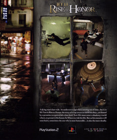 Jet Li: Rise to Honor - Advertisement Flyer - Back