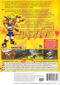Jak and Daxter: The Precursor Legacy - Box - Back