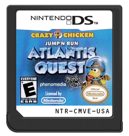 Crazy Chicken: Jump'n Run: Atlantis Quest - Cart - Front Image