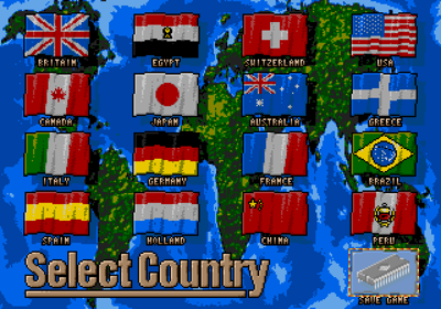 Jaguar XJ220 - Screenshot - Game Select
