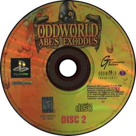 Oddworld: Abe's Exoddus - Disc Image