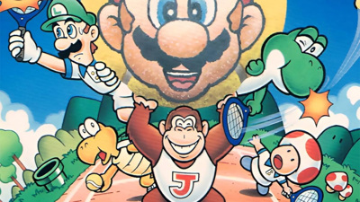 Mario's Tennis - Fanart - Background