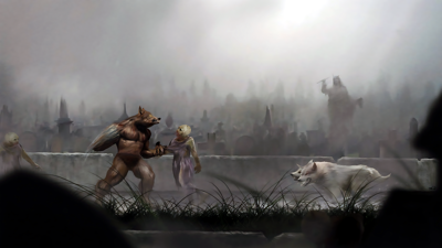 Altered Beast - Fanart - Background Image