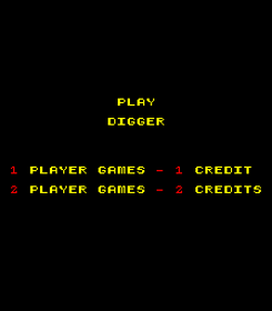 Digger (Sega) - Screenshot - Game Title