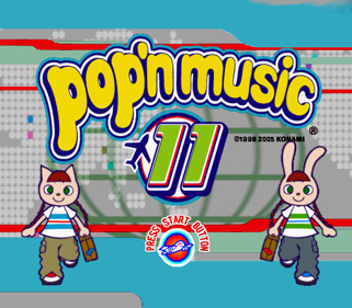 Pop'n Music 11 - Screenshot - Game Title