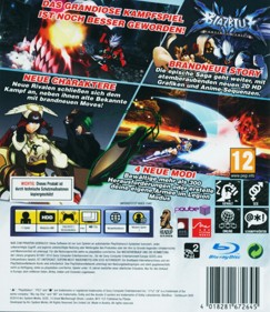 BlazBlue: Continuum Shift - Box - Back
