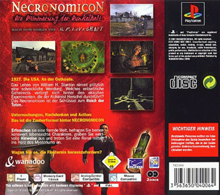 Necronomicon: The Dawning of Darkness - Box - Back Image