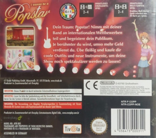 Dreamer Series: Pop Star - Box - Back