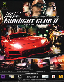 Midnight Club II - Advertisement Flyer - Front