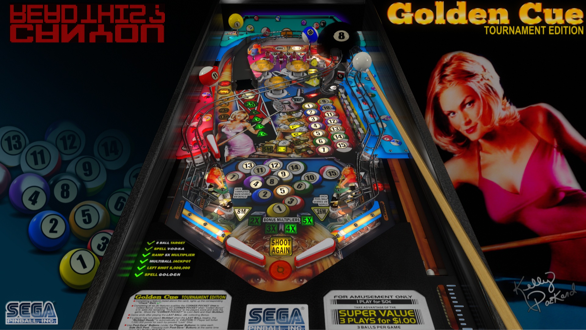 Kelly Packard's Golden Cue: Tournament Edition