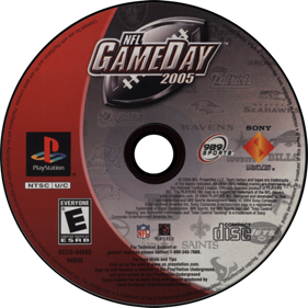 NFL GameDay 2005 - Disc Image