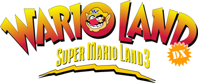 Wario Land: Super Mario Land 3 DX - Clear Logo