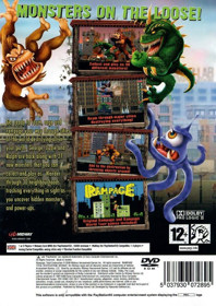 Rampage: Total Destruction - Box - Back