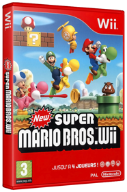 New Super Mario Bros. Wii - Box - 3D