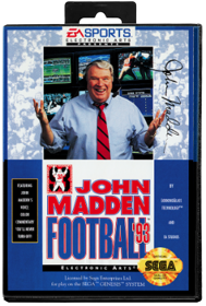 John Madden Football '93 - Box - Front - Reconstructed Image