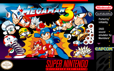 Mega Man 3 - Box - Front