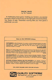 Magic Maze - Box - Back