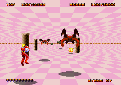 Space Harrier II - Screenshot - Gameplay