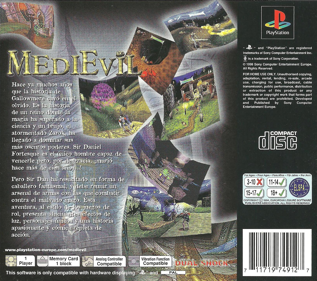 MediEvil - Box - Back Image