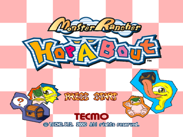 Monster Rancher Hop-A-Bout - Screenshot - Game Title Image