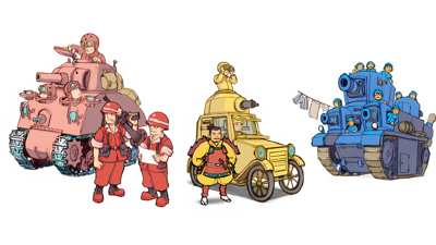 Game Boy Wars 2 - Fanart - Background